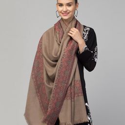 Tweedle Women Woven Design Kashmiri Woolen Shawl-picture-31