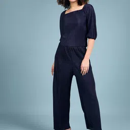 DressBerry Square Neck Top with Mid-Rise Palazzo Co-Ords-image-21