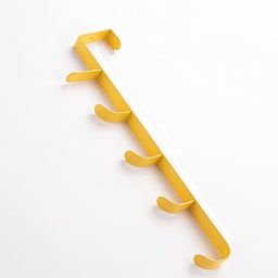 Kuber Industries Yellow Classic Metallic Stainless Steel Towel Holder Bathroom Accessories-17