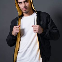 nostrum Men Cotton Crop Denim Jacket-image-11