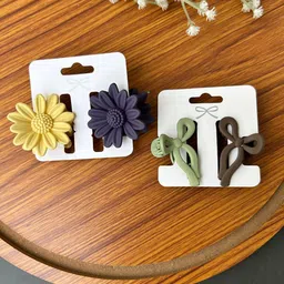Radhya Accessories Women Set of 4 Claw Clip-75