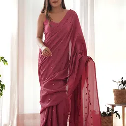 KALINI Embellished Mirror Work  Saree-picture-35