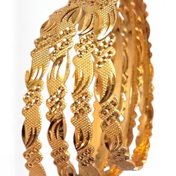 SGN fashion Gold Brass Bangles-picture-35