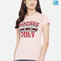 Tromko Women Pack of 2 Looney Tunes Graphic Printed Round Neck Cotton Regular Fit T-shirts-image-37