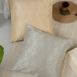 ROSARA HOME Unisex Grey Cushion Covers-image-67