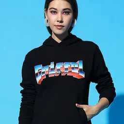 GRIFFEL Women Graphic Printed Long Sleeves Sweatshirt-picture-15