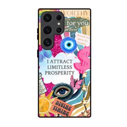 QRIOH Typography Printed Lightweight Silicone Samsung Galaxy S24 Ultra 5G Glass Back Case-image-86