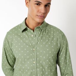 max Men Floral Printed Spread Collar Casual Shirt-picture-0