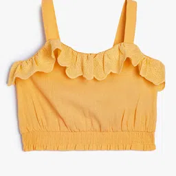 Koton Girls Cut Outs T-shirt-image-57