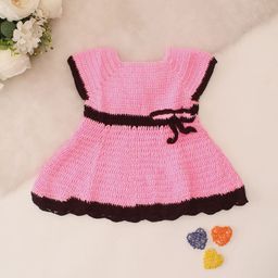 Woonie Girls Square Neck Fit & Flare Dress-picture-14