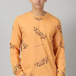 THE HOLLANDER Typography Printed Pure Cotton T-Shirt-image-54