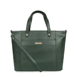 Toteteca Green Solid Handheld Bag-37
