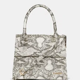 CIMONI Printed PU Structured Handheld Bag-18