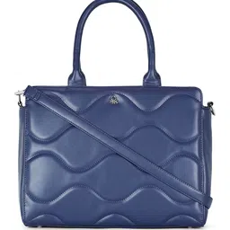 United Colors of Benetton PU Quilted Structured Handheld Bag-22