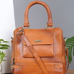 Teakwood Leathers Structured Handheld Bag-54