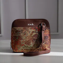 ZOUK Floral Printed Structured Sling Bag image 1