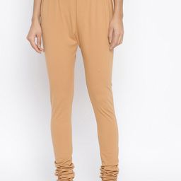 Fabindia Women Beige Solid Mid Rise Churidar-image-33