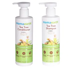 Mamaearth Sustainable Pack Of Tea Tree Shampoo  Conditioner-52