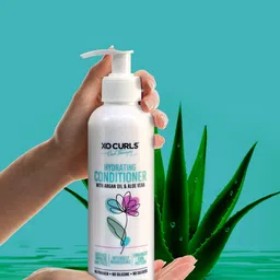 XO CURLS Curl Therapy Hydrating Conditioner With Argan Oil & Aloevera - 250 ml-13