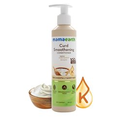 Mamaearth Curd Smoothening Conditioner with Curd & Keratin For Smooth & Shiny Hair- 250 ml-10