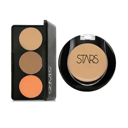 Stars Cosmetics Set of Face Makeup Concealer & Palette-27