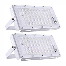 SPARK WORLD White 2 Pieces Iron Outdoor Lamps-image-81