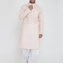 ROYAL KURTA Mandarin Collar Regular Pure Cotton Kurta With Salwar-image-42