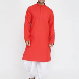 ROYAL KURTA Mandarin Collar Pure Cotton Kurta With Salwar-image-16