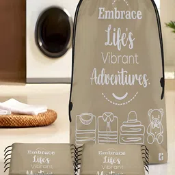 Kuber Industries Brown & White 6 Pieces Regular Shoes Organiser Organisers-45