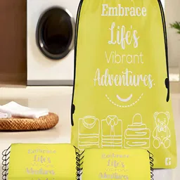 Kuber Industries Yellow 12 Pieces Regular Multi-Utility Organisers-0