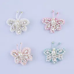Choko Girls Set of 4 Beaded Alligator Hair Clip-20