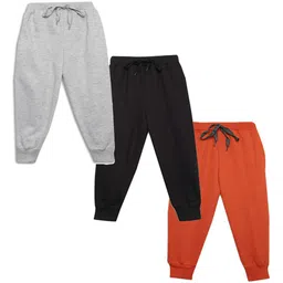 mack jonney VIMAL JONNEY Kids Pack Of 3 Mid Rise Cotton Fleece Joggers-picture-21