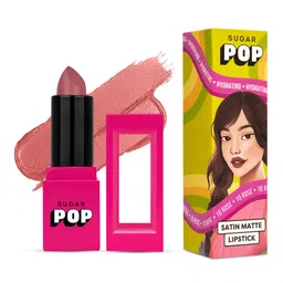 SUGAR POP Hydrating Satin Matte Lipstick Infused with Vitamin E & Shea Butter - Rose 10-2