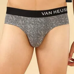 Van Heusen CPS-41-44 Pack of 2 Printed Mid Rise Basic Briefs IHQEBR2C414410007-11