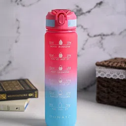 MARKET99 Pink & Blue Printed Travel Bottle - 1 L-image-27