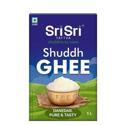 Sri Sri Tattva Shuddh Ghee - Danedar Pure & Tasty 1L-18