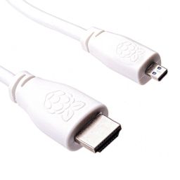 Raspberry Pi Official Micro-HDMI to Standard HDMI Cable (1 Meter) image 1