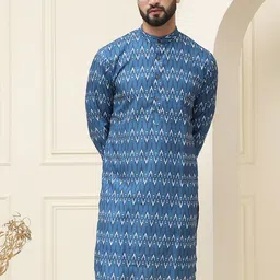 SOJANYA Men Geometric Printed Kurta-picture-15