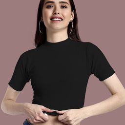 Dream Beauty Fashion Women Ribbed Fitted Crop Top-picture-41