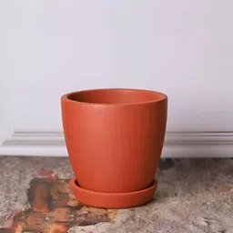The handicraftian 2-Pcs Brown Medium Hexane Planters-11