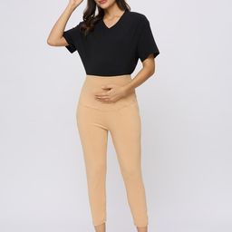 Evamomies Pre & Post Pregnancy Mat ernity Leggings-image-50