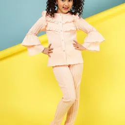 Ishti Girls Top with Pyjamas-image-97