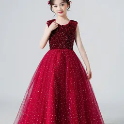 JC SPARKLE Girl Embellished Fit & Flare Maxi Dress-picture-38