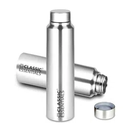Classic Essentials Silver-Toned 2 Pieces Stainless Steel Water Bottle 1l-16