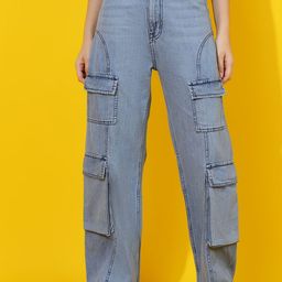 Belliskey Women Relaxed Fit Light Fade Jeans-picture-31