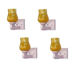 1ST TIME Yellow Set of 4 Printed Glass Wall Lamp-picture-7