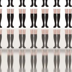 MUKHAKSH Kids Black Socks-image-100