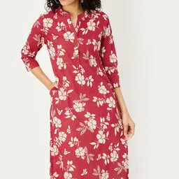 max Women Floral Printed Sequinned Kurta-image-28