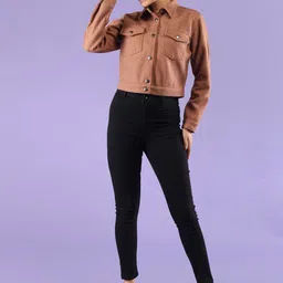 CHKOKKO Women Solid Tailored Jacket-picture-35