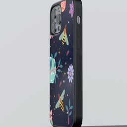macmerise Floral Printed iPhone 13 Pro Max Back Case Mobile Accessories-image-43